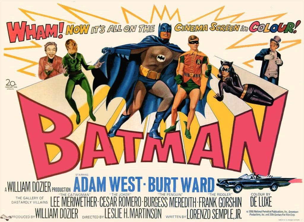 6 Batman no Cinema 1966 Filme