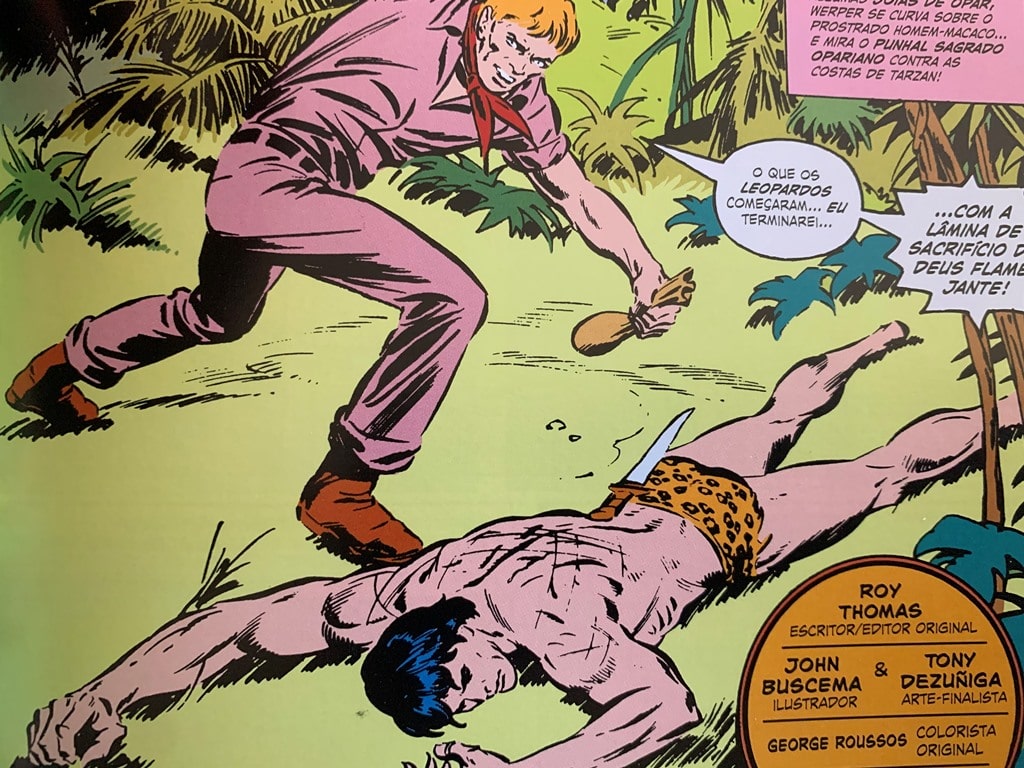 Tarzan O Senhor da Selva de Roy Thomas e John Buscema - O Ultimato (1)