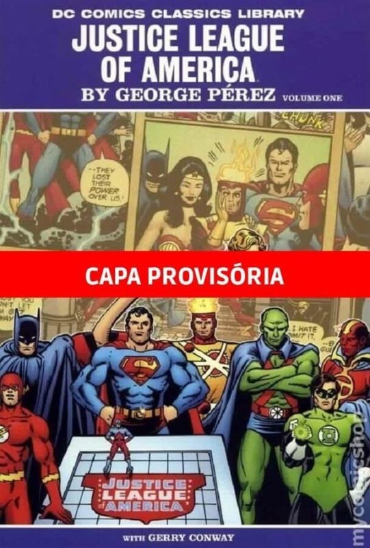 Liga da Justiça por George Perez DC Vintage Comprar